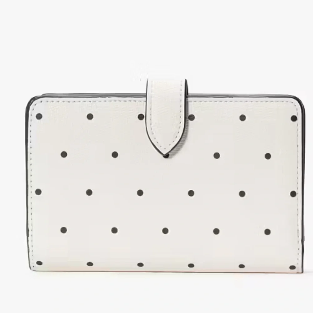 Disney X Kate Spade New York Beauty And The Beast Medium Compact Bifold Wallet